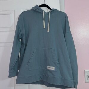 blue life is good hoodie